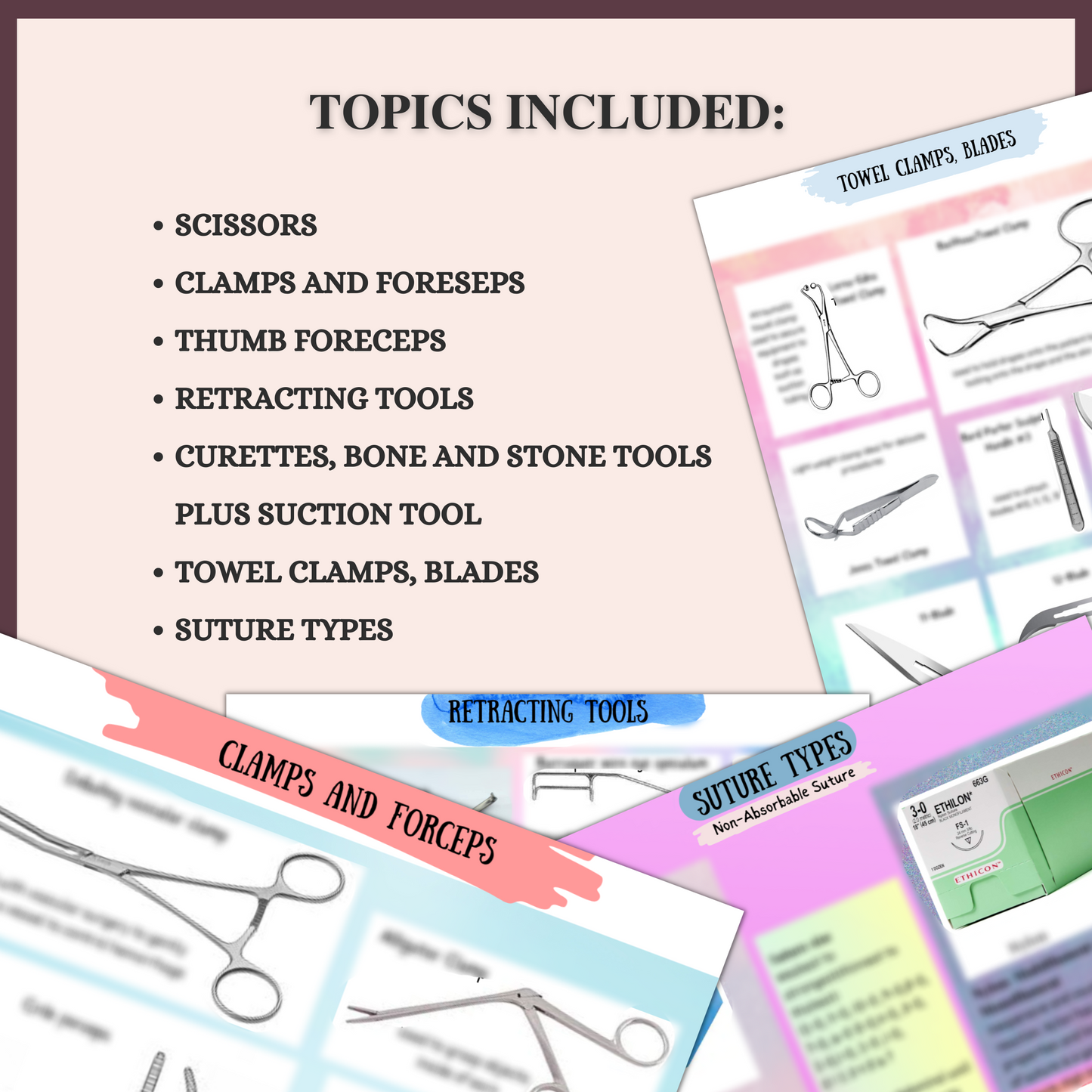 VET SURGICAL INSTRUMENTS | 9 PAGES | 7 TOPICS