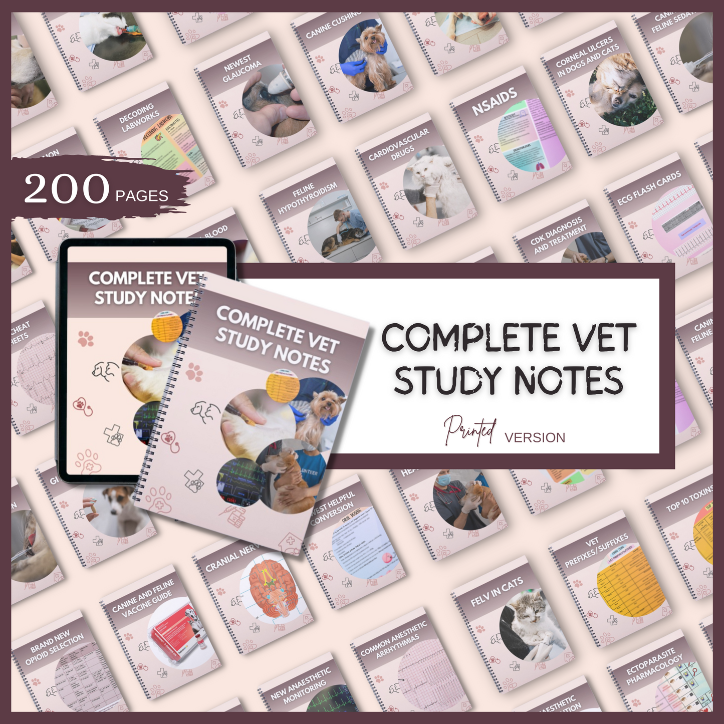 Spiral Bound Book | The Complete Vet School Bundle