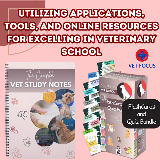 Utilizing Applications, Tools, and Online Resources for Excelling in Veterinary School