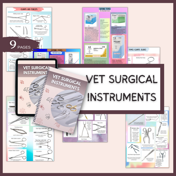 Veterinary Charting Instruments VET SURGICAL INSTRUMENTS | 9 PAGES | 7 TOPICS – Vet Focus