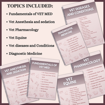 Vetpro Lessons THE COMPLETE VET SCHOOL BUNDLE | VTNE Prep – Vet Focus